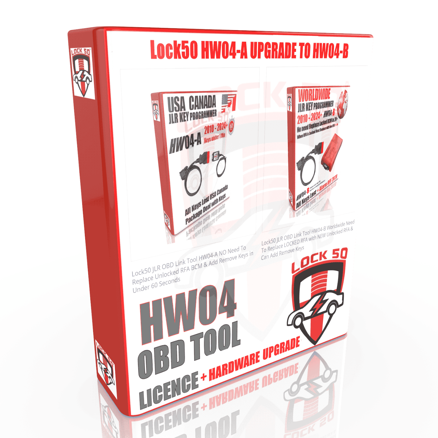 Lock50 HW04-A to HW04-B JLR Module Programming Upgrade