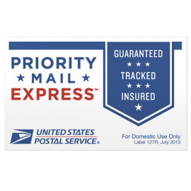 Priority EXPRESS, USPS "Overnight Shipping"