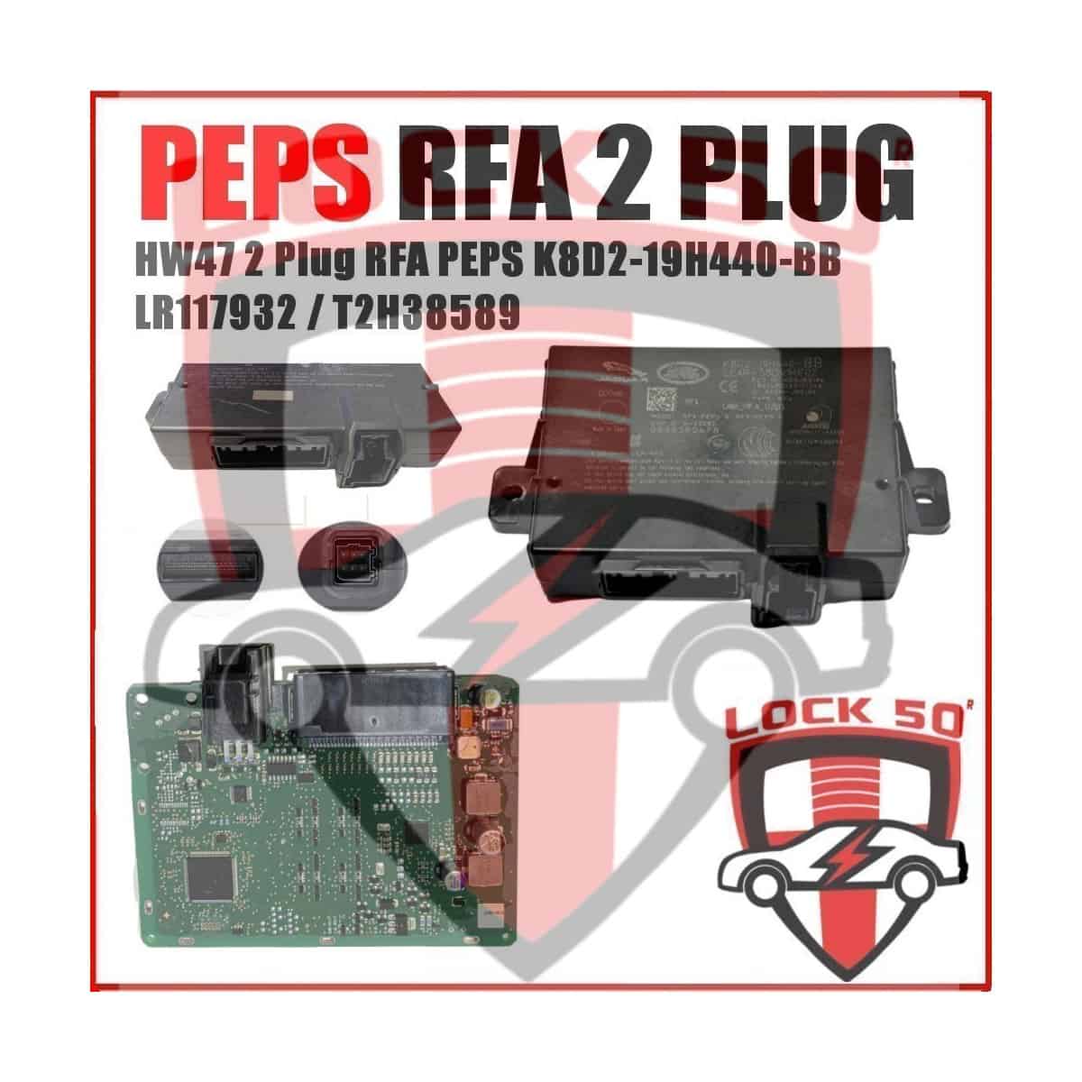Jaguar Land Rover RFA Module 2-Plug K8D2-19H440-BB LR117932 T2H38589 H ...
