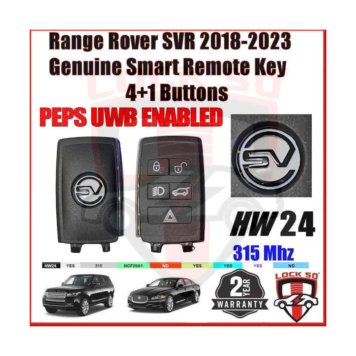 HW24 SVO PEPS OEM Key NEW