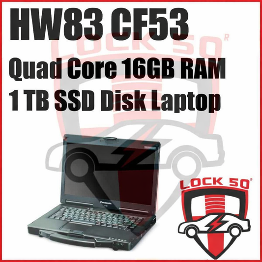 Lock50 Panasonic CF53 Refurbished Toughbook Laptop-Like New