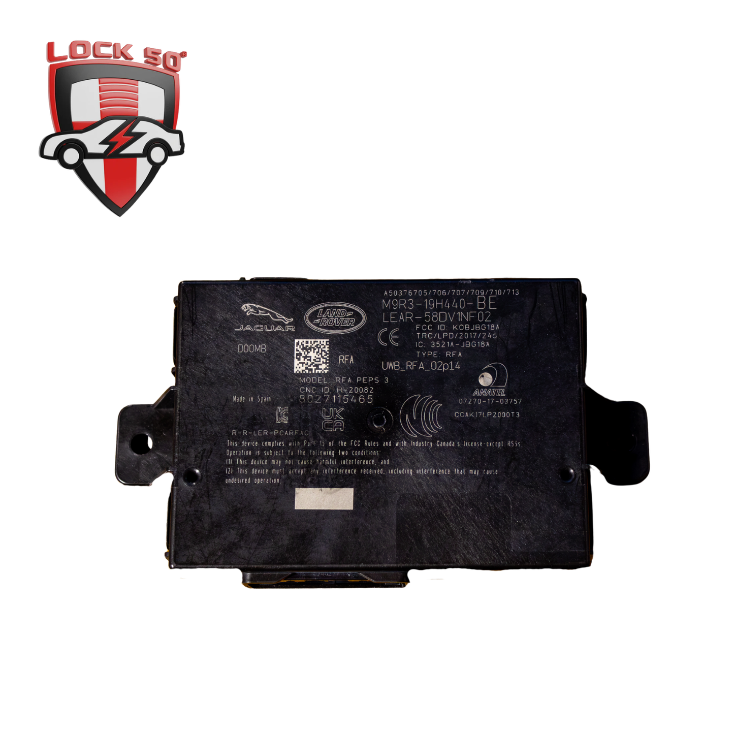 NEW OEM Jaguar Land Rover 1-Plug RFA PEPS Module HW49 – M9R3-19H440-BD / KOBJBG18A
