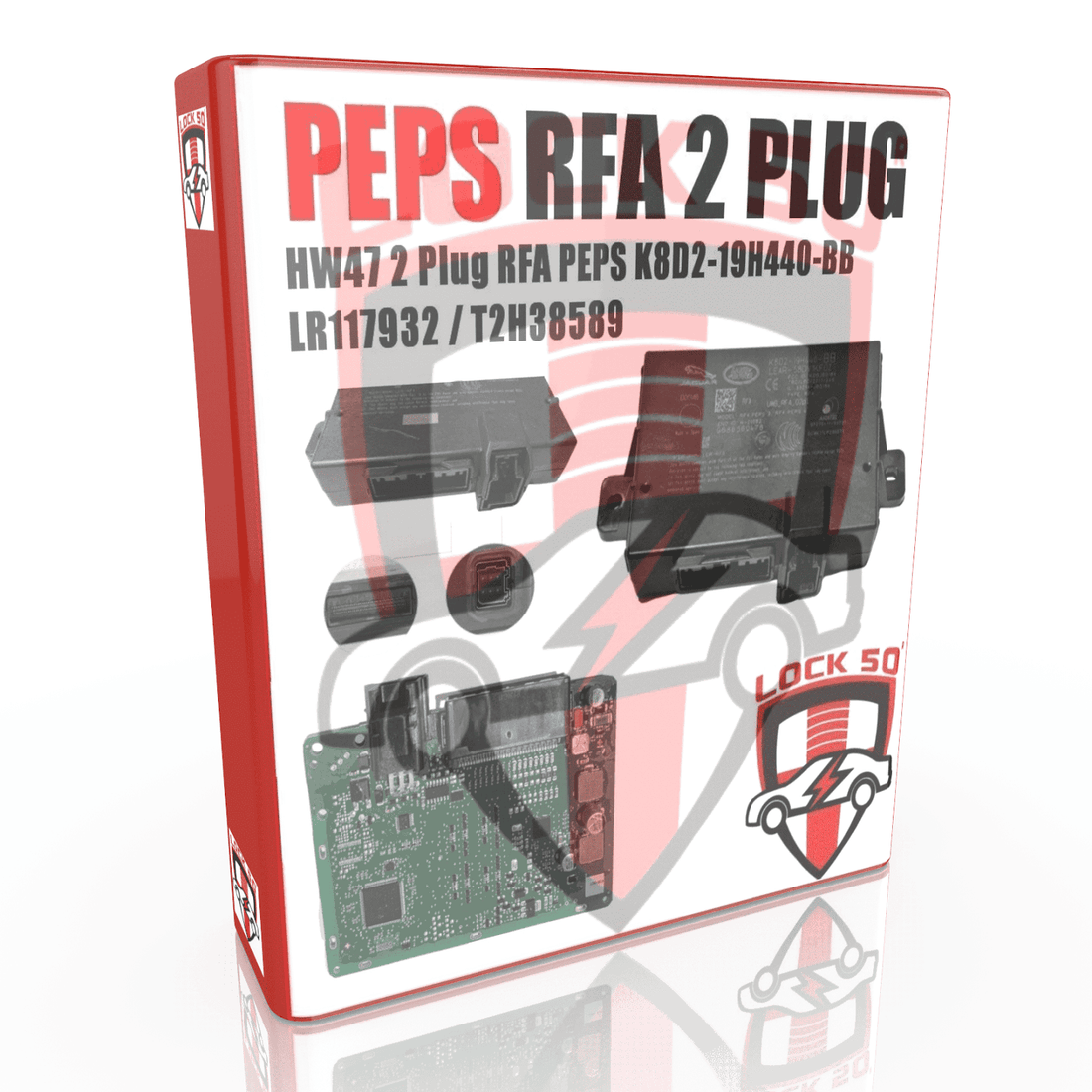 Jaguar Land Rover RFA Module 2-Plug K8D2-19H440-BB LR117932 T2H38589 H ...